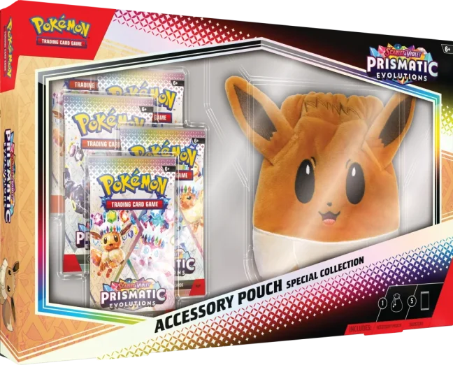 Pokémon TCG (SV8.5) Prismatic Evolutions Accessory Pouch Special Collection - Stav balení: A (Běžný stav)