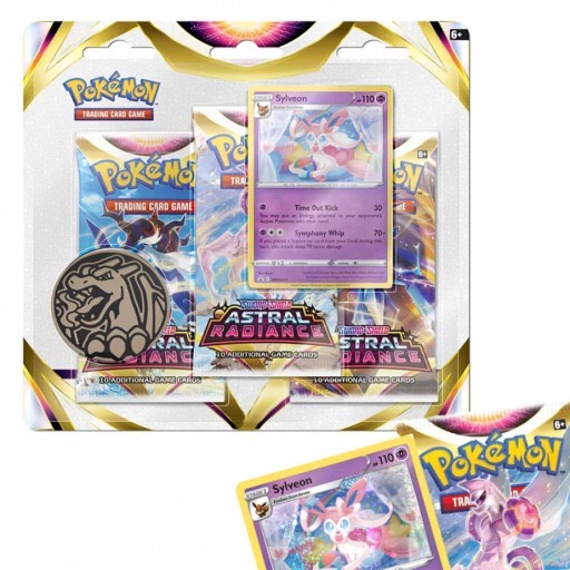 Pokemon TCG Astral Radiance  3-Blister Booster - Varianta: Eevee