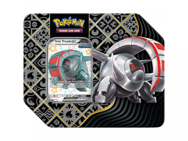 Pokémon TCG Pokémon TCG Paldean Fates Premium Tin - Varianta: Premium Tin Iron Treads ex