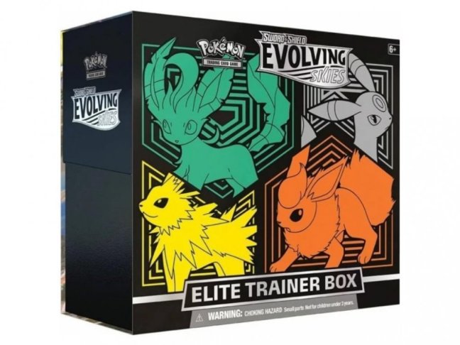 Pokémon TCG: Evolving Skies Elite Trainer Box (LUJF) - Stav balení: B+ (Lehké poškození krabice)