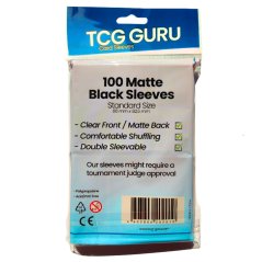 TCG Guru Black Matte Sleeves Obaly (100ks)
