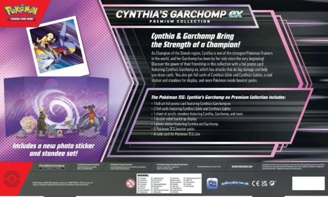 Pokémon TCG Cynthia's Garchomp ex Premium Collection