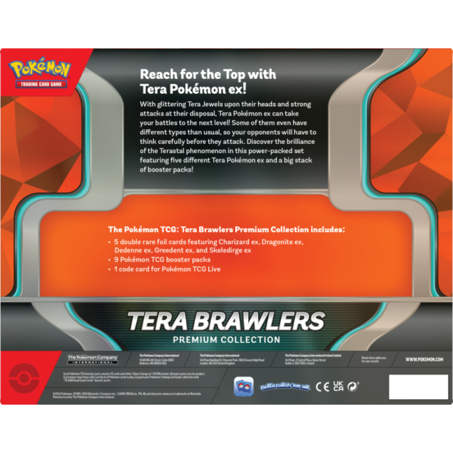 Pokémon TCG Tera Brawlers Premium Collection (Nedokonalý obal)