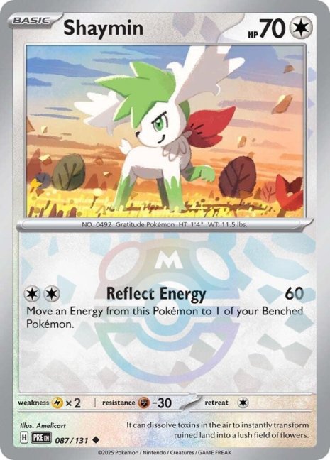 Shaymin (xPRE 087) - Masterball - Stav: Near Mint