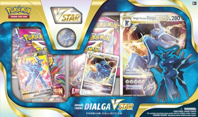 Pokémon Palkia/Dialga Origin Forme Premium Collection - Varianta: Dialga