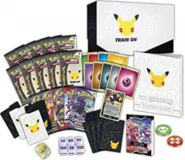 Pokémon TCG Celebrations Elite Trainer Box - Stav balení: A- (Lehké poškození folie)