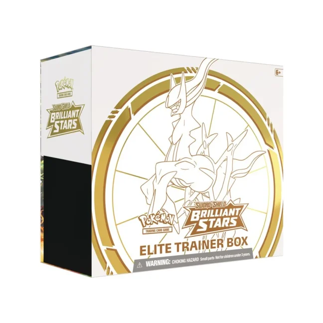 Pokémon TCG Brilliant Stars Elite Trainer Box - Stav balení: B+ (Lehké poškození krabice)