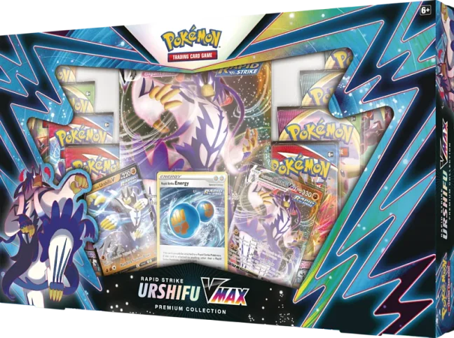 Pokémon TCG Urshifu Rapid Strike VMax Premium Box