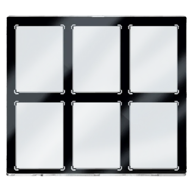 Ultra Pro One-Touch 35pt Black Border rámeček na 6 karet