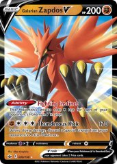 Galarian Zapdos V (CRE 080)