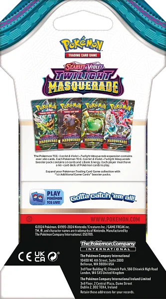 Pokémon TCG (SV06) Twilight Masquerade Sleeved Booster