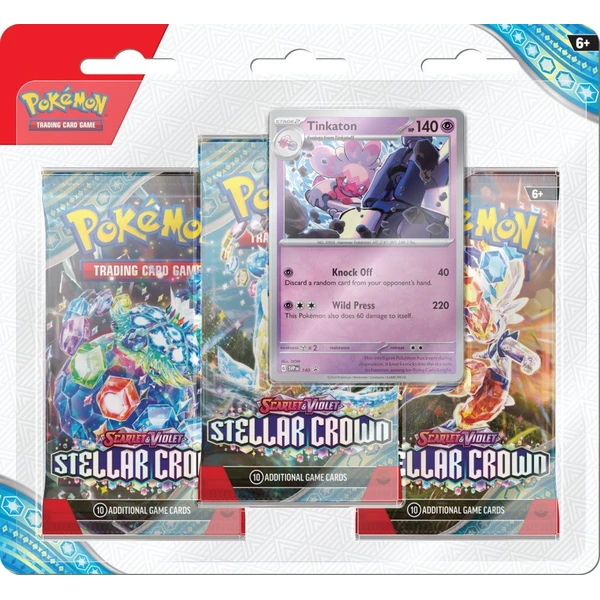 Pokémon TCG (SV07) Stellar Crown 3-Blister Booster