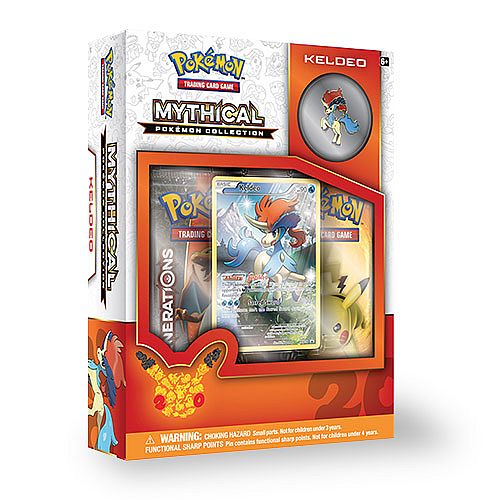 Pokémon TCG Generations (20th Anniversary) - Mythical Collection: Keldeo - 2x Booster, Promo & Pin