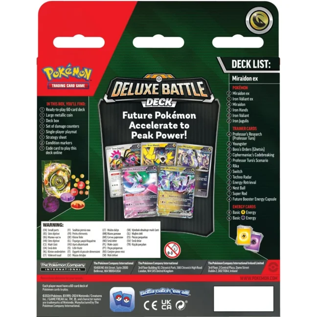 Pokémon TCG Deluxe Battle Deck - Miraidon ex & Koraidon ex