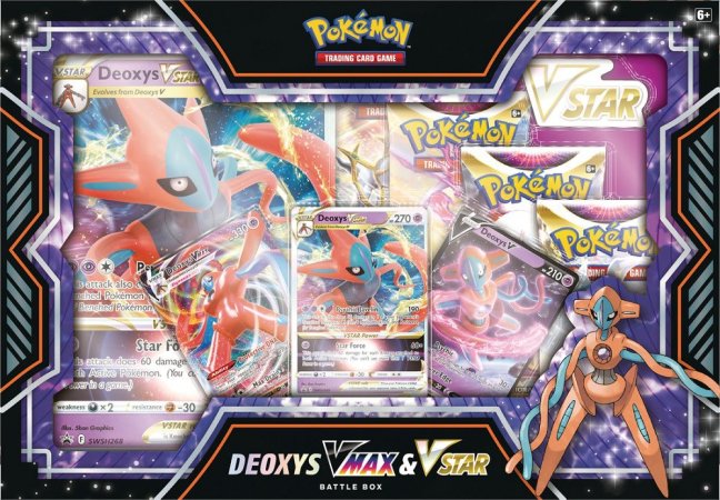 Pokémon TCG Deoxys/Zeraora VMAX & VSTAR Battle Box - Varianta: Deoxys