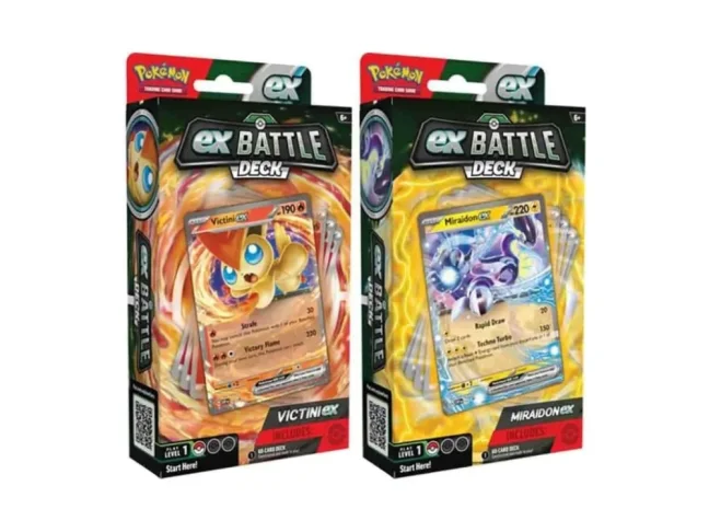 Pokémon TCG Victini ex Battle Deck & Miraidon ex Battle Deck