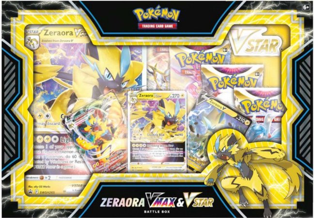 Pokémon TCG Deoxys/Zeraora VMAX & VSTAR Battle Box - Varianta: Zeraora
