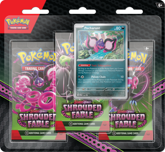 Pokémon TCG Shrouded Fable 3-Pack Blister