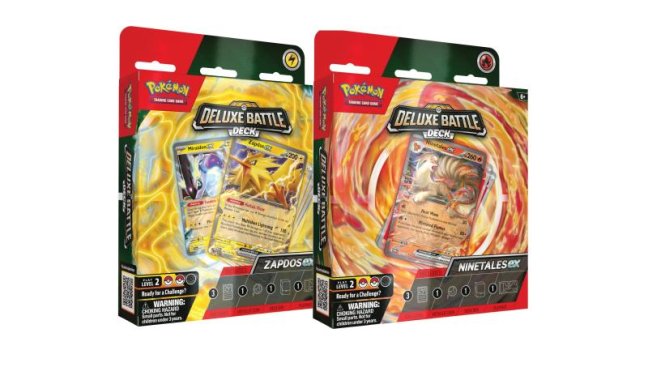 Pokémon TCG Ninetales ex & Zapdos ex Deluxe Battle Deck