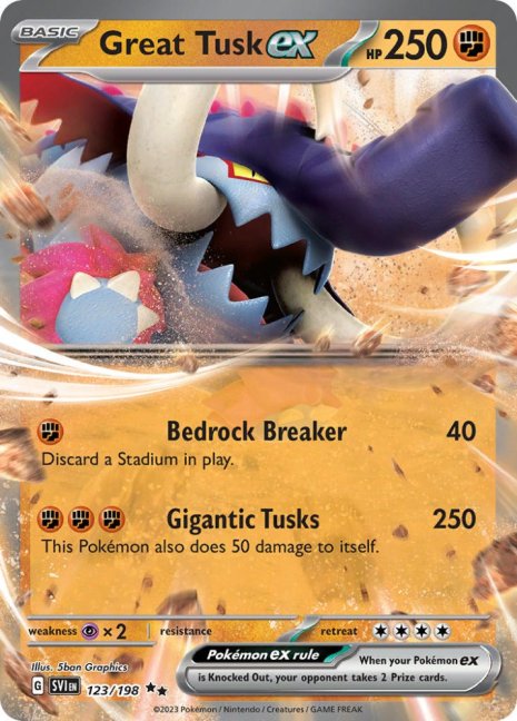 Great Tusk ex (SVI 123)