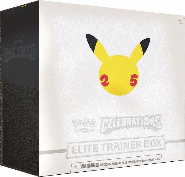 Pokémon TCG Celebrations Elite Trainer Box - Stav balení: A (Běžný stav)
