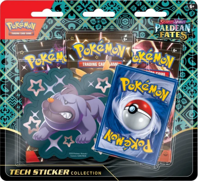 Pokémon TCG Paldean Fates Tech Sticker Collection - Varianta: Maschiff