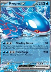 Karta Kyogre ex (SVP 178)