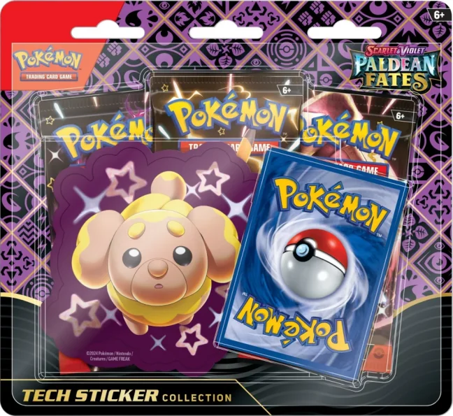Pokémon TCG Paldean Fates Tech Sticker Collection - Varianta: Fidough