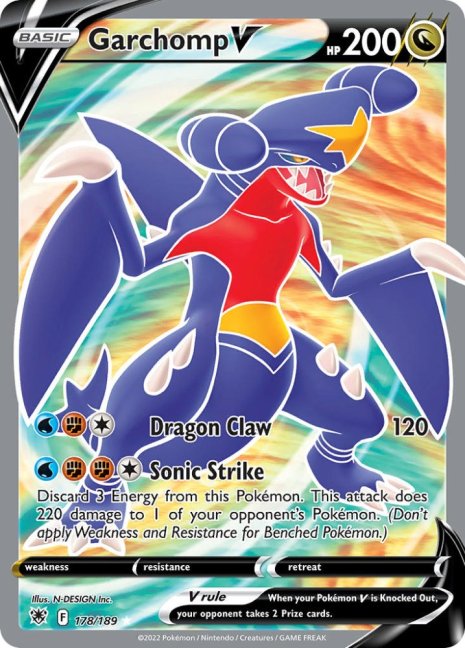 Garchomp V (ASR 178) - Stav: Near Mint