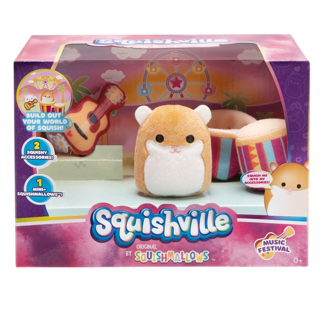 Squishville Mini Squishmallows plyšáček + doplňky 5 cm