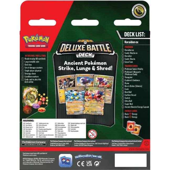 Pokémon TCG Deluxe Battle Deck - Miraidon ex & Koraidon ex
