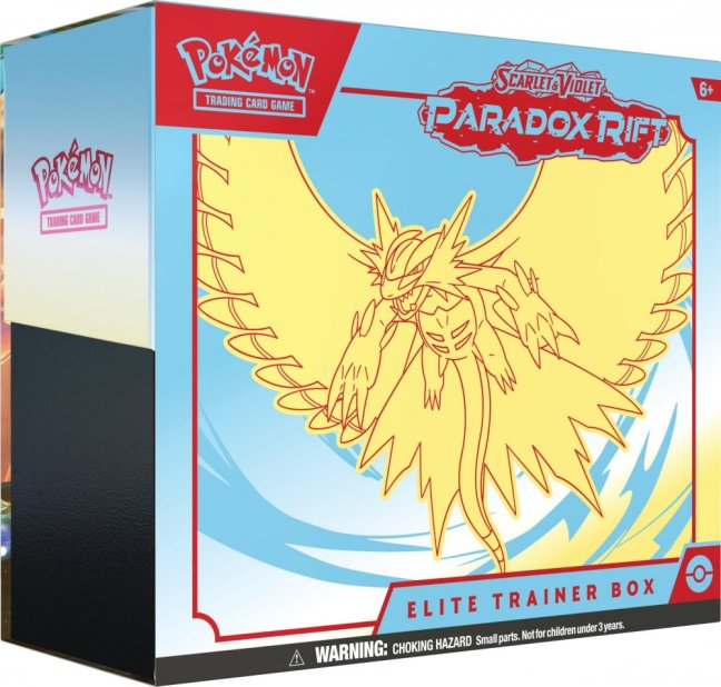 Pokémon TCG: Scarlet & Violet (SV04) Paradox Rift Elite Trainer Box - Varianta: Roaring Moon