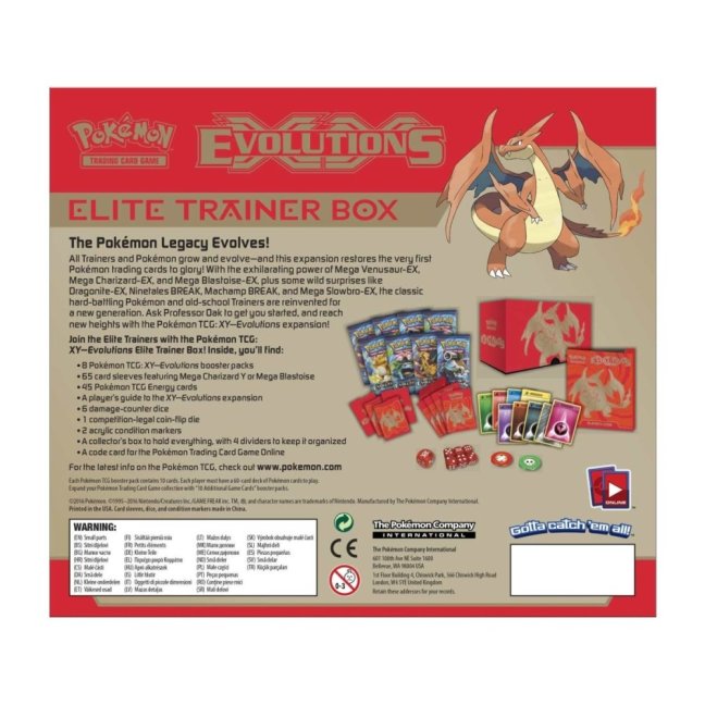 Pokémon TCG XY Evolutions Elite Trainer Box
