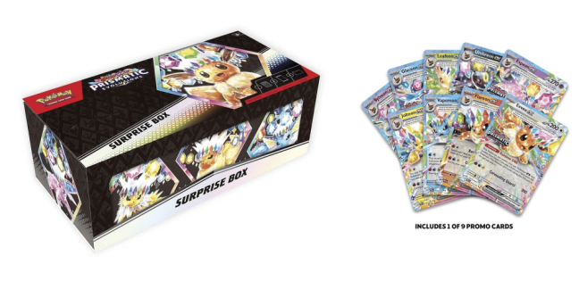 Pokémon TCG Prismatic Evolutions Surprise Box