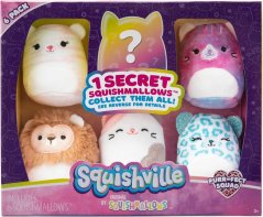 Squishville Mini Squishmallows Plush Figurky 6-Pack Purr-fect Squad 5 cm