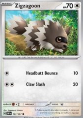 Karta Zigzagoon (OBF 167)