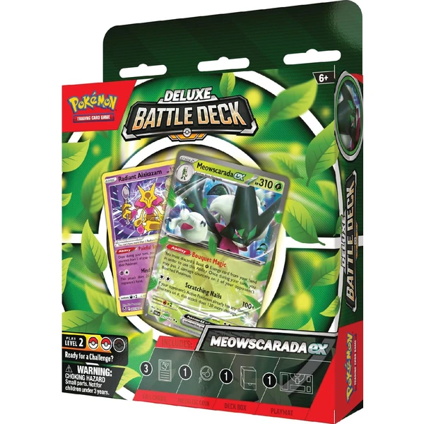 Pokémon TCG Quaquaval ex & Meowscarada ex Deluxe Battle Deck