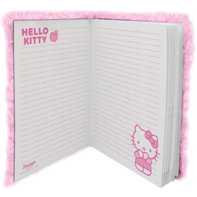Hello Kitty Plyšový Deníček