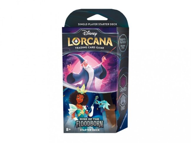 Disney Lorcana: Rise of the Floodborn - Starter Deck - Edice: Amethyst / Steel