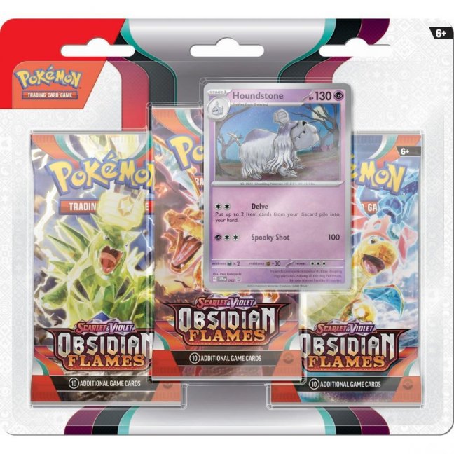 Pokémon TCG (SV03) Obsidian Flames 3-Blister Booster