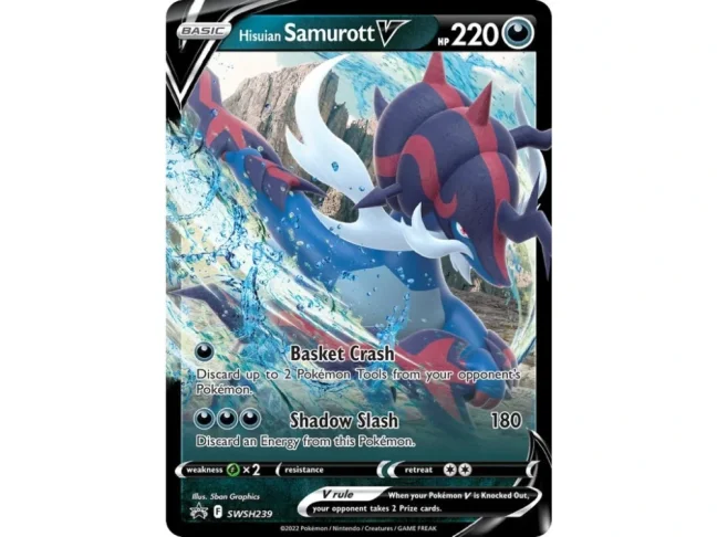 Karta Hisuian Samurott V (SWSH 239)