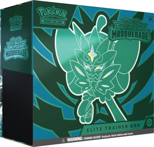 Pokémon TCG Twilight Masquerade Elite Trainer Box - Stav balení: A (Běžný stav)