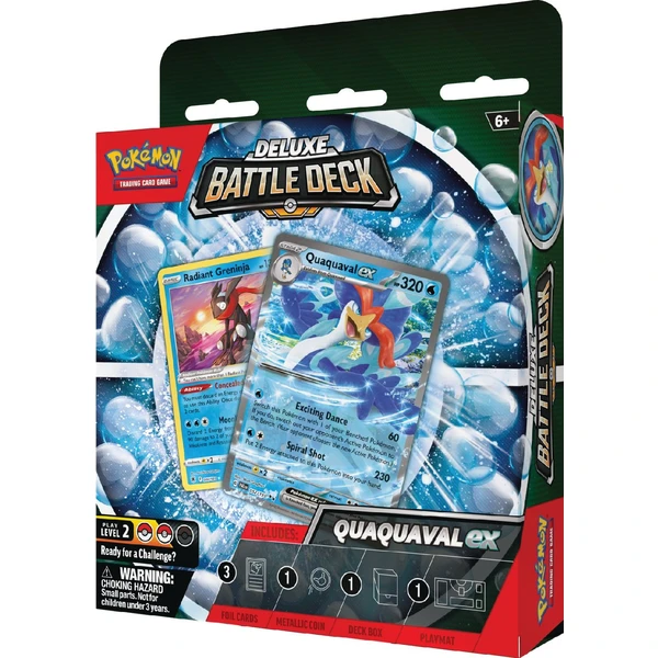 Pokémon TCG Quaquaval ex & Meowscarada ex Deluxe Battle Deck