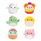 Squishville Mini Squishmallows Plush Figurky 6-Pack A 5 cm