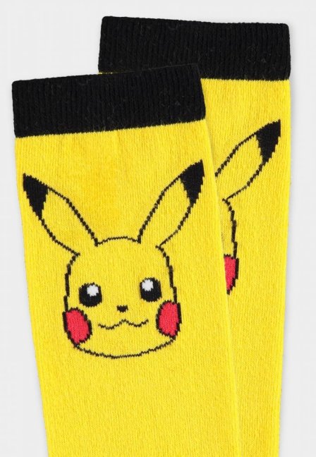 Pokémon - Pikachu vysoké ponožky (1 Pack) - Velikost: 39/42