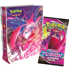 Pokemon TCG Fusion Strike Mini Album na 60 karet + Booster