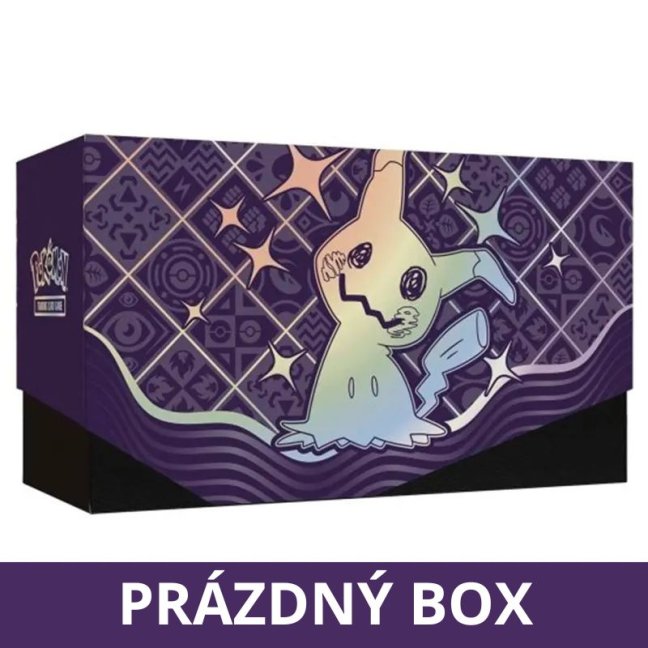 Krabice na karty Pokémon Paldean Fates (prázdná)