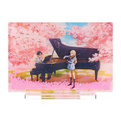Akrylátový stojan Your Lie in April se třpytkami