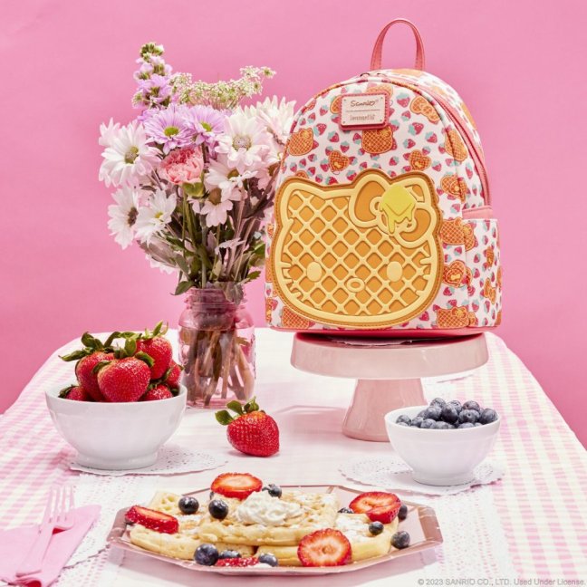 Loungefly Hello Kitty Breakfast Waffle Batoh