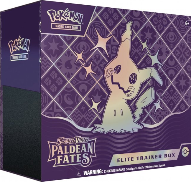 Pokémon TCG Paldean Fates Elite Trainer Box (Poškozené balení) - Stav balení: B+ (Lehké poškození krabice)